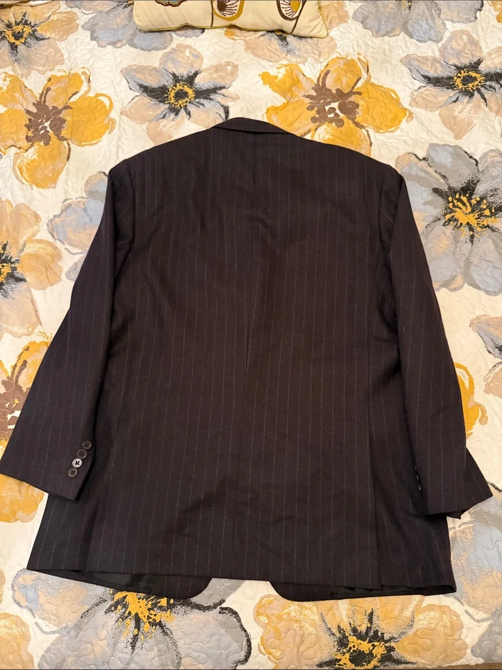 Ralph Lauren Men’s Black Pinstripe Blazer